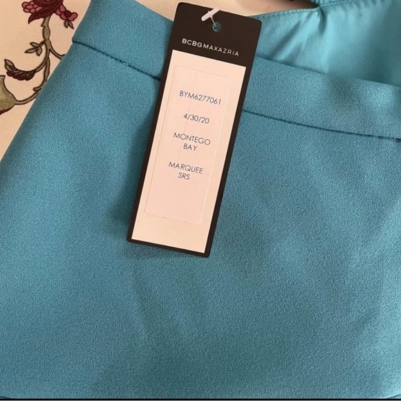 NWT Bcbg Maxazria Hannah ruffle cutout dress - Picture 7 of 7